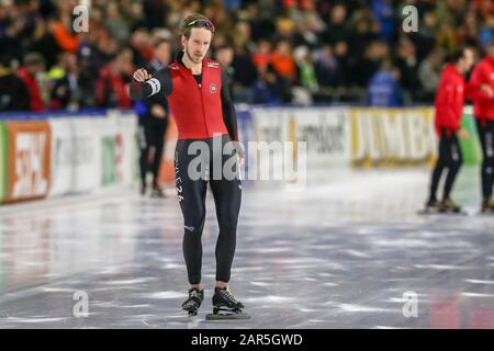 Heerenveen, Pays-Bas. 26 janvier 2020. Heerenveen, stade de glace Thialf, 26-01-2020, saison 2019/2020, Championnat néerlandais Allround et Sprint. Jan Blokhuijsen au cours du match NK Allround et Sprint 26-01-2020 crédit: Pro Shots/Alay Live News Banque D'Images