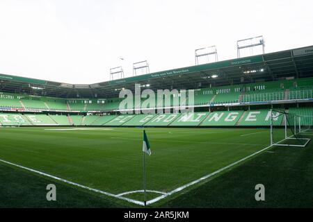 Groningen , 26-01-2020 Stade Euroborg, saison de football néerlandaise Eredivisie 2019 / 2020 . Vue d'ensemble du stade pendant le match FC Groningen - Ajax Banque D'Images