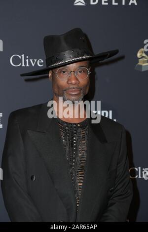 Billy porter marchant le tapis rouge au Gala pré-Grammy 2020 de Clive Davis qui s'est tenu à l'hôtel Beverly Hilton le 25 janvier 2020 à Los Angeles, Californie, États-Unis (photo de Parisa Afsahi/Sipa USA) Banque D'Images