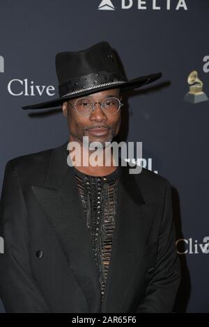 Billy porter marchant le tapis rouge au Gala pré-Grammy 2020 de Clive Davis qui s'est tenu à l'hôtel Beverly Hilton le 25 janvier 2020 à Los Angeles, Californie, États-Unis (photo de Parisa Afsahi/Sipa USA) Banque D'Images
