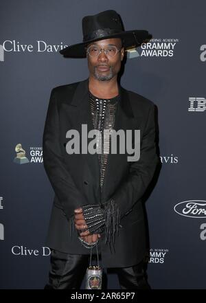 Billy porter marchant le tapis rouge au Gala pré-Grammy 2020 de Clive Davis qui s'est tenu à l'hôtel Beverly Hilton le 25 janvier 2020 à Los Angeles, Californie, États-Unis (photo de Parisa Afsahi/Sipa USA) Banque D'Images