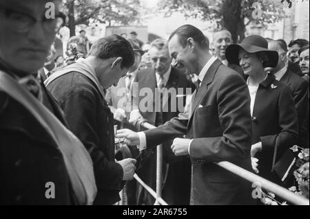 Visite royale à Zeeland Date: 14 septembre 1967 lieu: Zeeland mots clés: PRINSESSEN, visites Banque D'Images