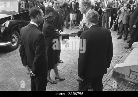 Visite royale à Zeeland Date: 14 septembre 1967 lieu: Zeeland mots clés: Visites, princes, princesses Nom personnel: Beatrix, princesse Banque D'Images