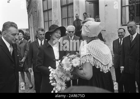 Visite royale à Zeeland Date: 14 septembre 1967 lieu: Zeeland mots clés: Visites, costume, princesses Banque D'Images