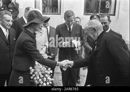 Visite royale à Zeeland Date: 14 septembre 1967 lieu: Zeeland mots clés: Visites, princes, princesses Nom personnel: Beatrix, princesse Banque D'Images