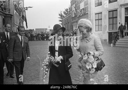 Visite royale à Zeeland Date: 14 septembre 1967 lieu: Zeeland mots clés: Visites, princes, princesses Nom personnel: Beatrix, princesse Banque D'Images