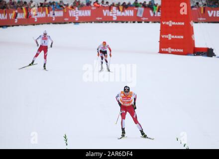 Oberstdorf, Allemagne. 26 janvier 2020. Nordic combiné: Coupe du monde, Jarl Magnus Riiber de Norvège sur le secteur de la maison. Crédit: Karl-Josef Hildenbrand/Dpa/Alay Live News Banque D'Images