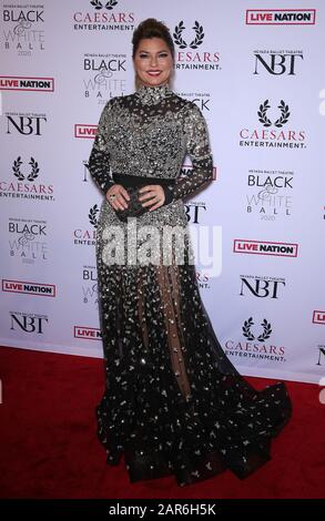 25 Janvier 2020 - Las Vegas, Nv - Shania Twain. Le Nevada Ballet Theatre présente la 36ème boule noire et blanche annuelle au Caesars Palace, en hommage à la Shania Twain comme sa femme de l'année 2020. Crédit photo : MJT/AdMedia /MediaPunch Banque D'Images