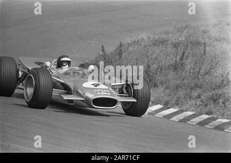 Grand Prix 68 Zandvoort. Numéros 12.14 Dennis Hulme, Numéro 13 Jackie Oliver; Banque D'Images