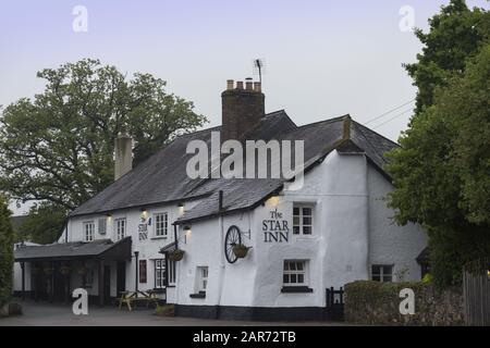 The Star Inn, Liverton, Devon, Punch Tavernes Pub. Banque D'Images