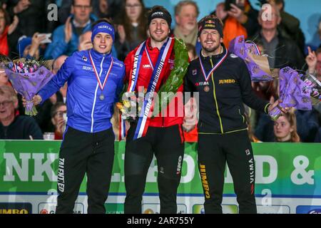 Heerenveen, Pays-Bas. 26 janvier 2020. Heerenveen, Thialf Ice Stadium, 26-01-2020, saison 2019/2020, Championnat néerlandais Allround et Sprint. Pendant le match NK Allround et Sprint 26-01-2020 crédit: Pro Shots/Alay Live News Banque D'Images