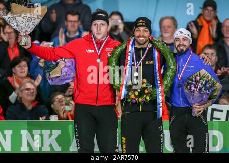 Heerenveen, Pays-Bas. 26 janvier 2020. Heerenveen, Thialf Ice Stadium, 26-01-2020, saison 2019/2020, Championnat néerlandais Allround et Sprint. Pendant le match NK Allround et Sprint 26-01-2020 crédit: Pro Shots/Alay Live News Banque D'Images