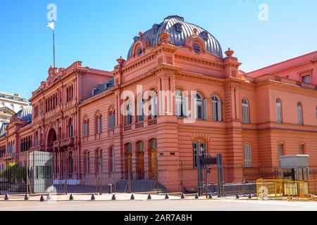 Buenos Aires, Argentine, la Casa Rosada siège du gouvernement fédéral argentin Banque D'Images