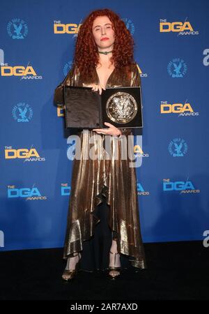 25 Janvier 2020 - Los Angeles, Californie - Alma Har'El. 72ème Prix annuel de la Guilde des directeurs (DGA Awards 2020), qui a eu lieu au Ritz Carlton. (Image crédit : © F. Sadou/AdMedia via ZUMA Wire) Banque D'Images