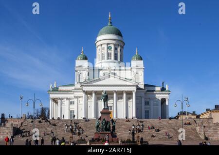 Cathédrale d'Helsinki à Helsinki, Finlande Banque D'Images