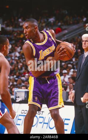 Kobe Bryant, l'un des plus grands joueurs NBA de tous les temps et une superstar qui transcende le sport, a été tué dans un crash d'hélicoptère en californie Banque D'Images
