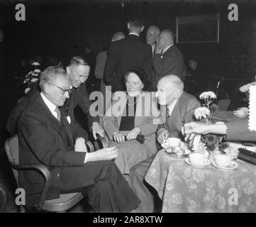 Jubileum HHV te Haarlem Diner Date : 11 novembre 1951 lieu : Haarlem mots clés : Diner, jubileum Banque D'Images