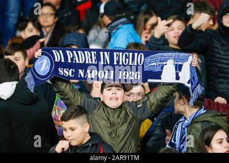 Naples, Campanie, Italie. 26 janvier 2020. Lors du match de football italien Serie A SSC Napoli contre FC Juventus le 26 janvier 2020 au stade San Paolo de Naples.In photo: Crédit: Fabio Sasso/ZUMA Wire/Alay Live News Banque D'Images