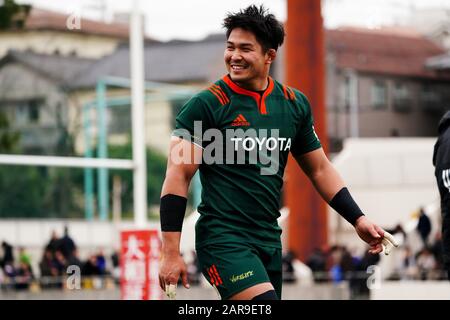 Aichi, Japon. 25 janvier 2020. Kazuki Himeno () Rugby : Match De Rugby De Championnat Du Japon 2020 Entre Toyota Verblitz 61-31 Hino Red Dolphins Au Stade De Rugby Paloma Mizuho, À Aichi, Au Japon . Crédit: SportsPressJP/AFLO/Alay Live News Banque D'Images