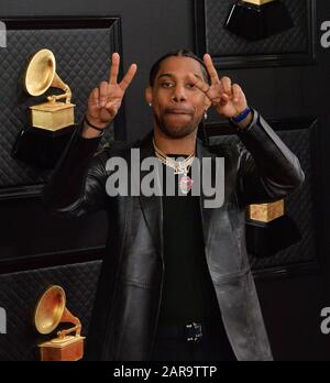 Los Angeles, Californie, États-Unis. 26 janvier 2020. Reese arrive pour les 62ème Grammy Awards annuels qui ont eu lieu au Staples Center de Los Angeles le dimanche 26 janvier 2020. Photo de Jim Ruymen/UPI crédit: UPI/Alay Live News Banque D'Images