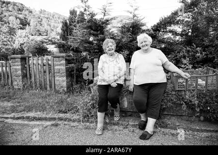 Deux Femmes, Storkensohn, Haut Rhin, Grand Est, France, Europe Banque D'Images