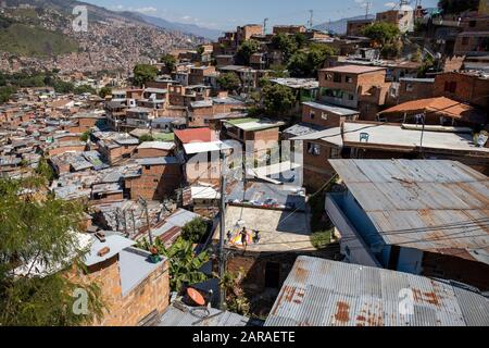 Medellin, Colombie: Comuna 13 Banque D'Images