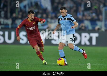 Série A football League, Rome 1-1 Lazio 26 octobre 2019 Banque D'Images