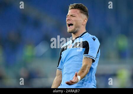 Série A football League, Rome 1-1 Lazio 26 octobre 2019 Banque D'Images