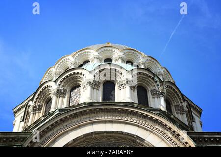 Cathédrale Saint-Alexandre Nevski À Sofia, Bulgarie. Monument orthodoxe. Banque D'Images