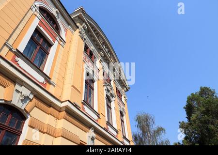 Théâtre national Lucien Blaga - bâtiment monumental à Cluj-Napoca, Roumanie. Banque D'Images