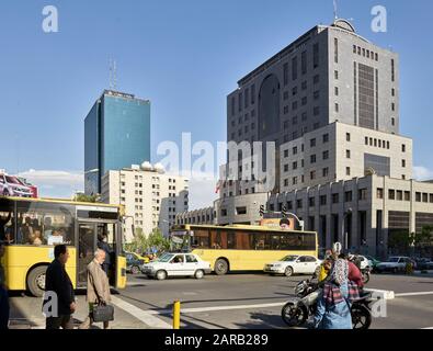 Téhéran, Iran. 16 avril 2017. Scène de rue dans la capitale iranienne Téhéran, prise le 16 avril 2017. | utilisation dans le monde crédit: DPA/Alay Live News Banque D'Images