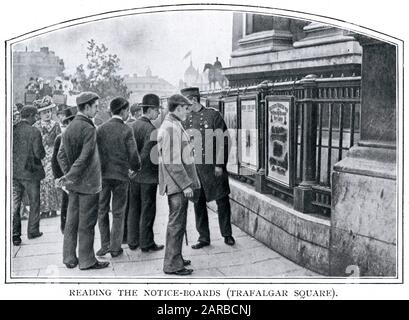 Recrutement pour l'armée britannique pour la guerre de Boar 1901 Banque D'Images