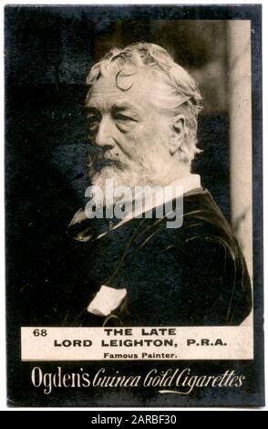 Frederic Leighton (1830-1896), 1e baron Leighton, artiste et sculpteur anglais, président de la Royal Academy. Banque D'Images