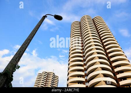 Katowice, slaskie, polska, architecture abstraite Banque D'Images