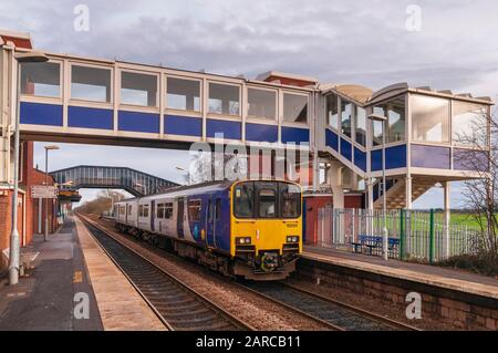 Gare de Birchwood. Warrington. Banque D'Images
