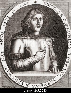 Nicolaus Copernicus, 1473 – 1543. Polymathématicien, astronome, médecin, érudit classique, traducteur, gouverneur, diplomate et économiste polonais de l'ère Renaissance. Banque D'Images