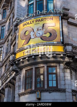 Savoy Theatre, West End, Londres, Angleterre, Royaume-Uni, Gb. Banque D'Images