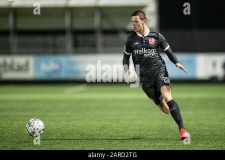 WIJDEWORMER, 27-01-2020, complexe de stages AFAS, saison 2019/2020, Football néerlandais Keuken Kampioen Divisie. Nick Venema, joueur d'Almere City pendant le match Jong AZ - Almere City Credit: Pro Shots/Alay Live News Banque D'Images