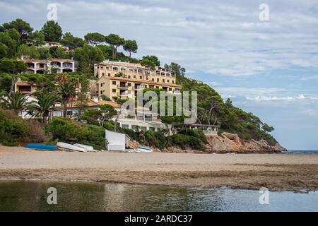 Station Balnéaire Pittoresque Canyamel, Majorque, Iles Baléares, Espagne, Europe Banque D'Images