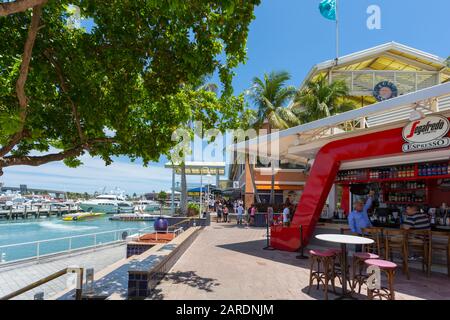 Harbour in the Bayside Marketplace in Downtown, Miami, Floride, États-Unis d'Amérique, Amérique du Nord Banque D'Images