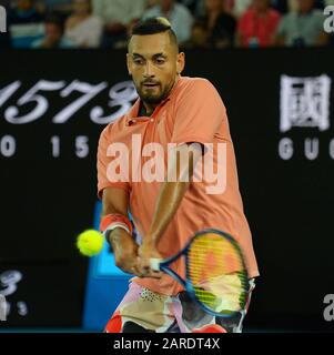 Melbourne Australie 27/01/2020 D8 Nick Kyrgios (AUS) en quatrième partie photo Anne Parker International Sports Foto Banque D'Images