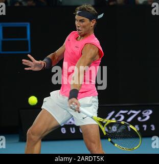 Melbourne Australie 27/01/2020 D8 Rafael Nadal (ESP) remporte le quatrième match rond photo Anne Parker International Sports Fo Banque D'Images