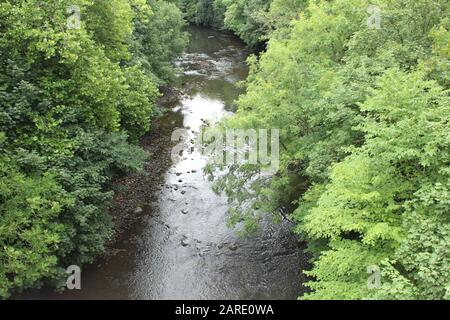 Rivière Kelvin pas de ciel Banque D'Images