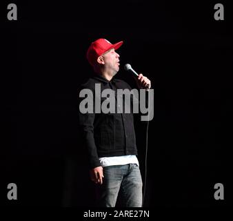 24 janvier 2020, Norfolk, Virginie, États-Unis: JO KOY apporte les rires à la Chartway Arena de la Old Dominion University, Norfolk, Virginie le 24 janvier 2020. Photo © Jeff Moore (Credit image: © Jeff Moore/ZUMA Wire) Banque D'Images