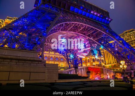 L'hôtel et le casino parisiens de Macao Banque D'Images