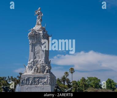 Monument à la Carta Magna et Quatre régions d'Argentine, Buenos Aires, Argentine Banque D'Images