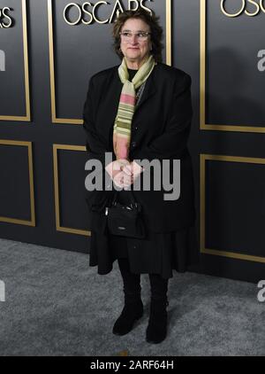 Barbara Ling arrive au 92ème déjeuner des Oscars nominés qui s'est tenu à la salle Ray Dolby Ballroom à Hollywood & Highland à Hollywood, Californie, le lundi 27 janvier 2020. (Photo De Athanlee B. Mirador/Sipa États-Unis) Banque D'Images