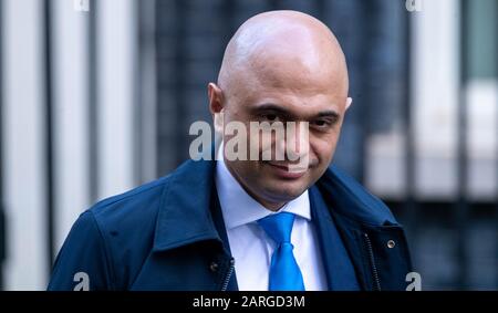 Londres, Royaume-Uni. 28 janvier 2020. Sajid Javid MP PC Chancellor of the Exchecr quitte le 11 Downing Street, Londres crédit: Ian Davidson/Alay Live News Banque D'Images