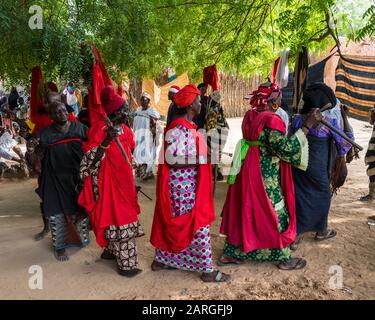 Cérémonie De Voodoo À Dogondoutchi, Niger, Afrique De L'Ouest, Afrique Banque D'Images