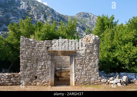 Asien, Türkei, Provin Antalya, Ausgrabungen Von Olympos, Nord-Nekropole Banque D'Images